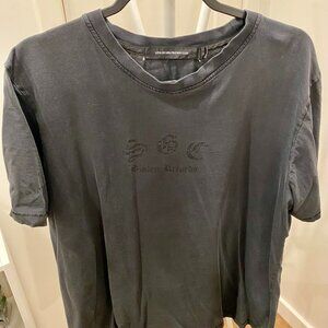 Stolen Girlfriends Club "Worn Black" Tonal Graphic Tee